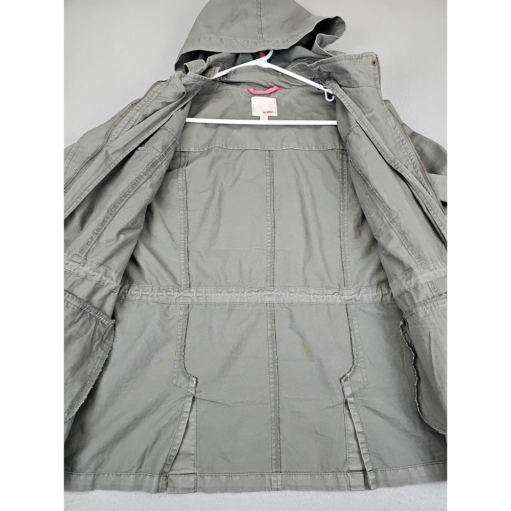 Bongo Utility Jacket Size Large Gray Lightweight … - image 6